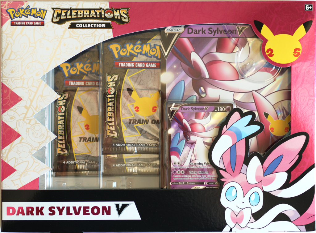 Dark Sylveon V Box from Celebrations Pokémon card set
